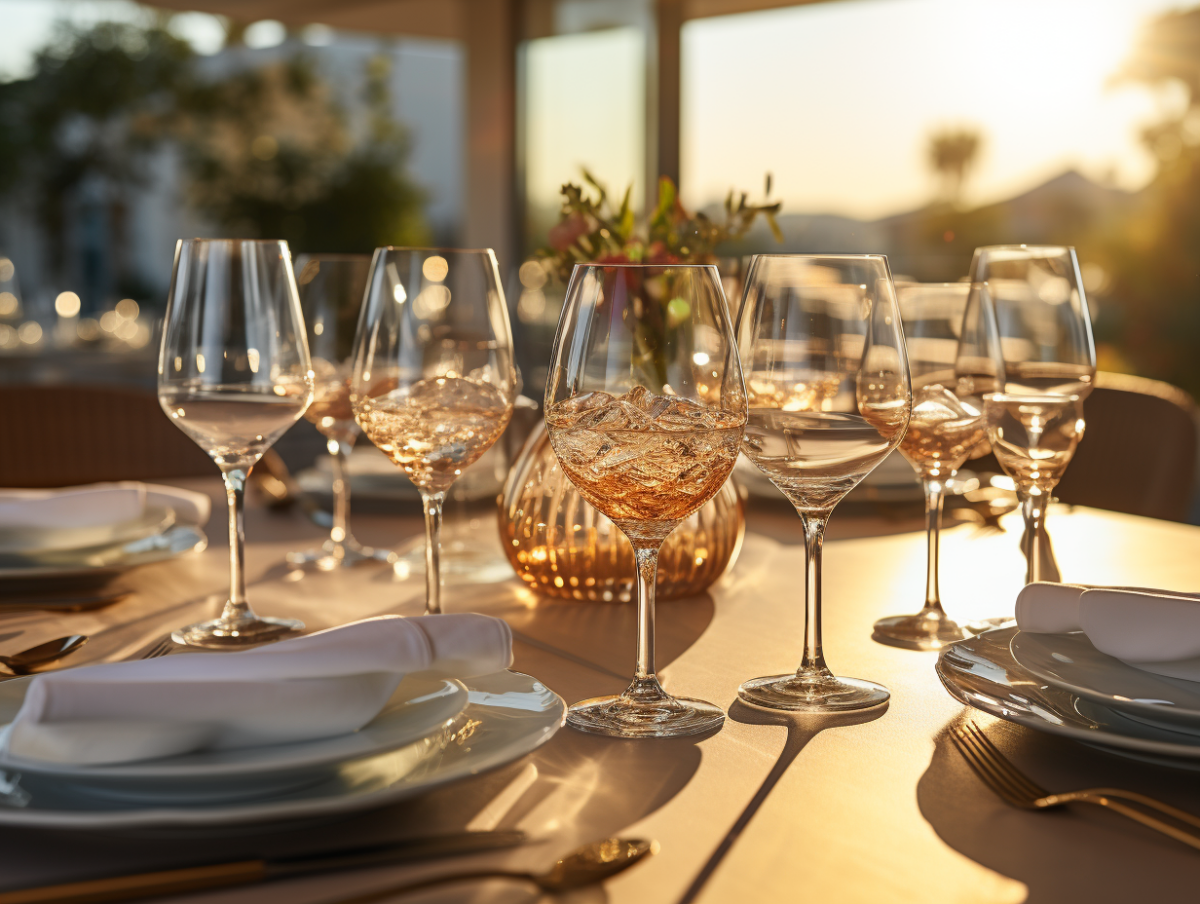 L'art de dresser une table : tout savoir sur la disposition des verres